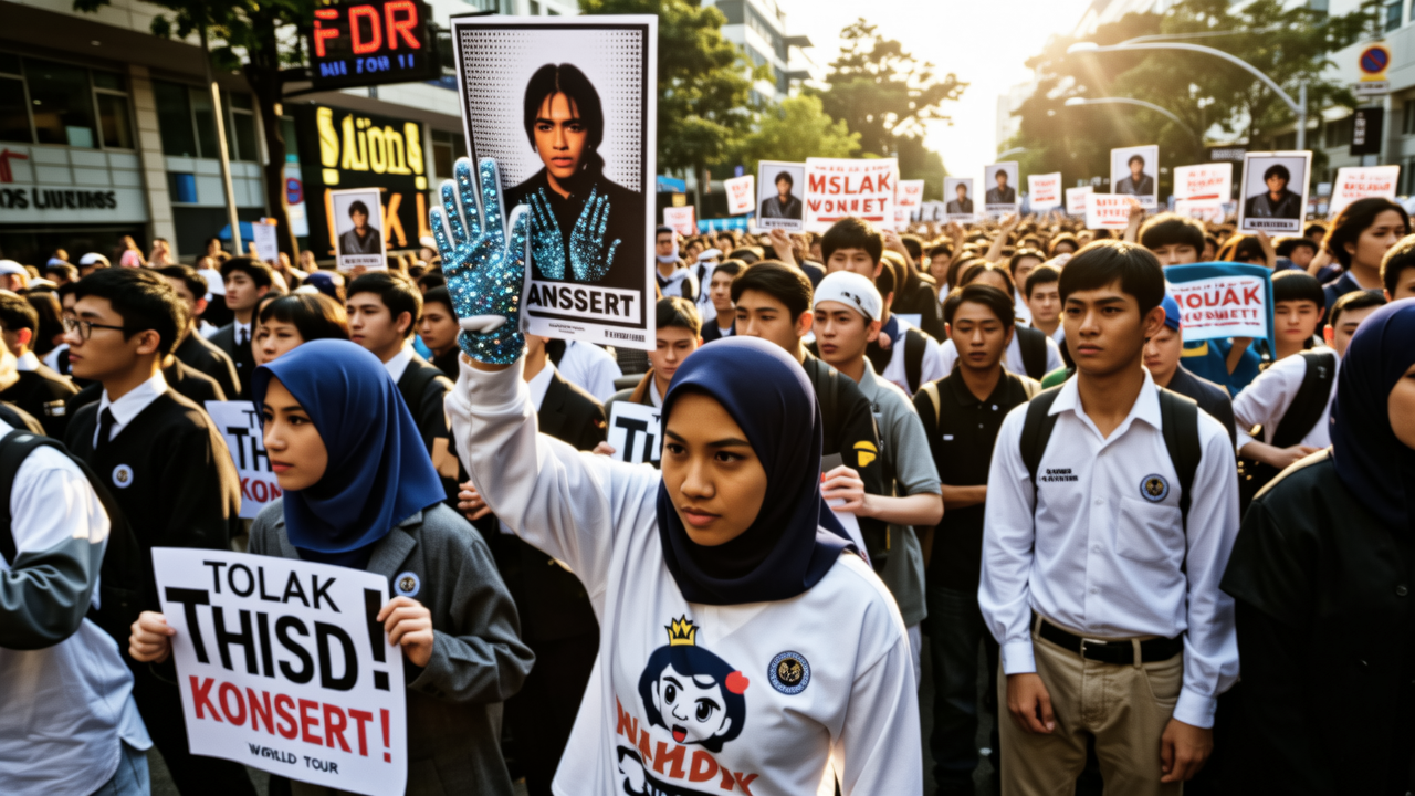 Kisah Michael Jackson dan Bantahan Mahasiswa Malaysia: Konser yang Menggegarkan