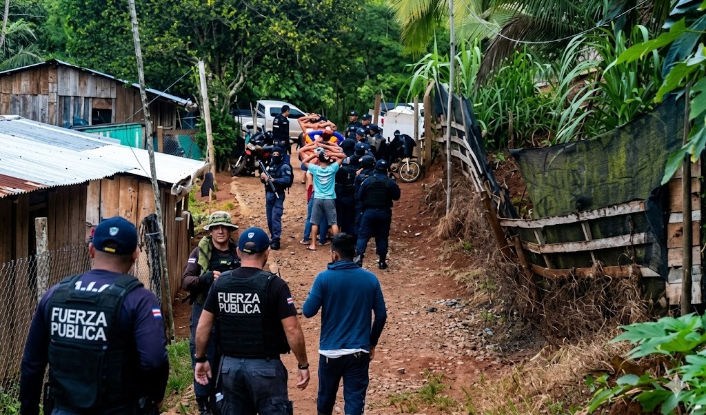 36 Warga Nicaragua Ditahan Atas Tuduhan Perlombongan Haram di Costa Rica