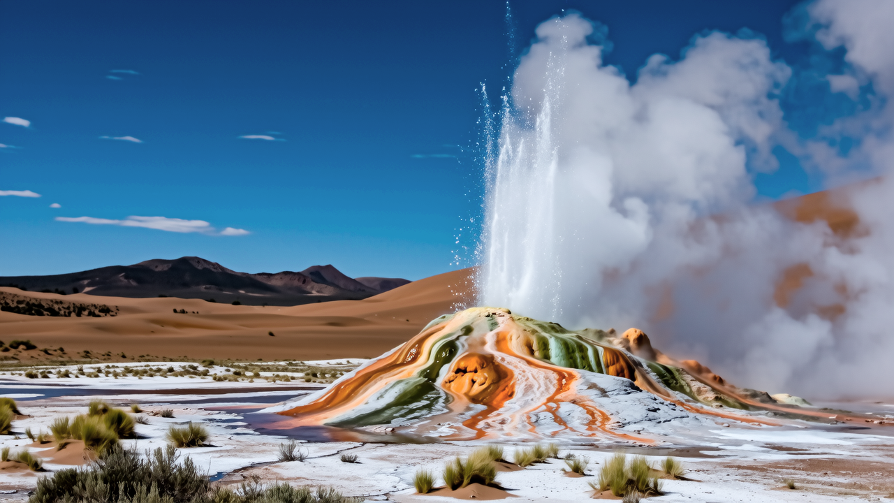 Fly Geyser, Nevada: Keajaiban Geoterma Berwarna-warni yang Terbentuk Akibat Kesilapan Manusia