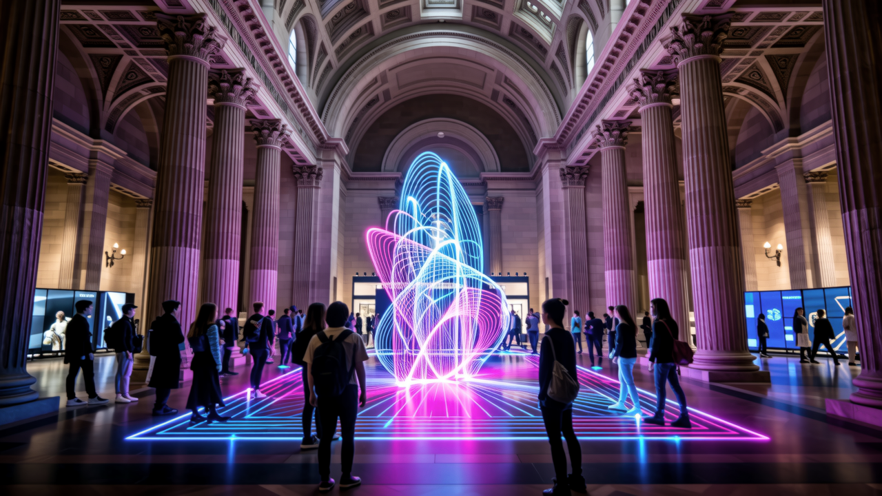 Immersive Digital Art Exhibition Attracts Gen Z to the National Museum