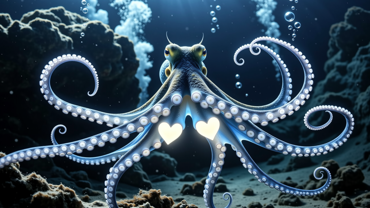 🔬 Fakta Sains #3: Oktopus Mempunyai Tiga Jantung dan Darah Berwarna Biru