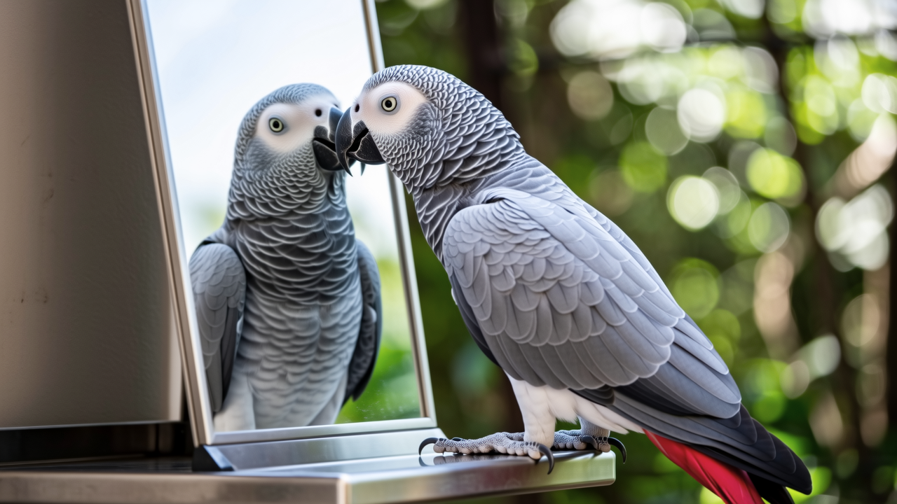 🔬 Fakta Sains #42: Burung Kakak Tua Mampu Mengenali Diri Dalam Cermin
