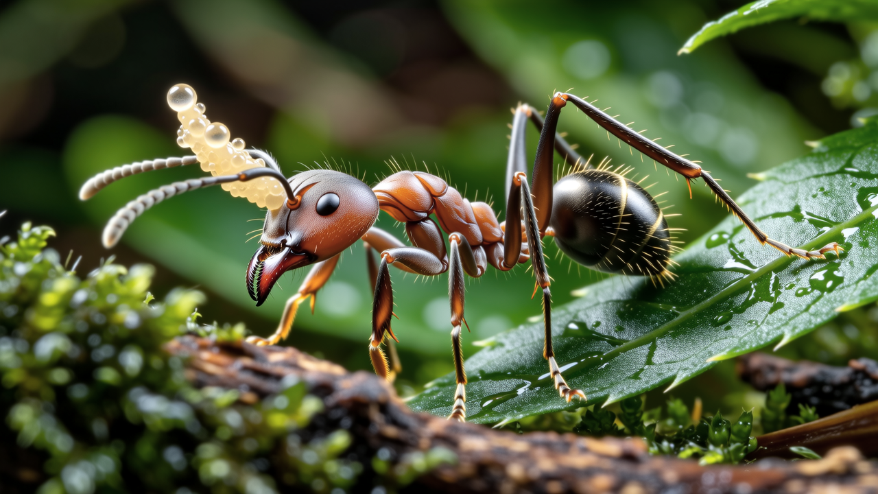 Kulit Semut Zombi: Rahsia Mengerikan Ophiocordyceps Unilateralis yang Mengubah Semut Menjadi Boneka
