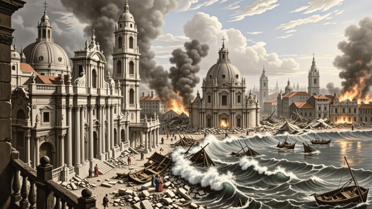Bencana yang Menggoncang Zaman: Gempa Lisbon 1755, Tsunami, dan Api yang Menghancurkan Sebuah Empayar