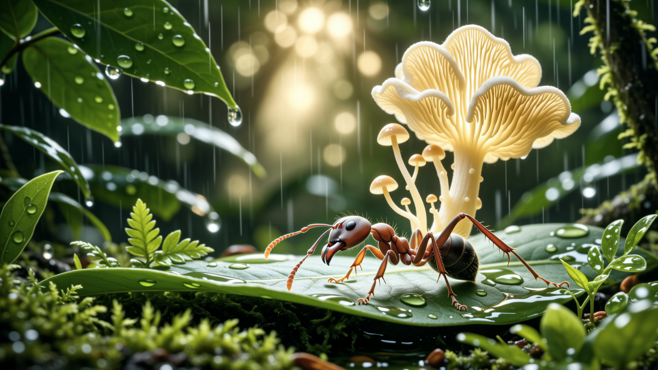 Kulat Zombi: Bagaimana Ophiocordyceps Mengubah Semut Menjadi Mayat Hidup