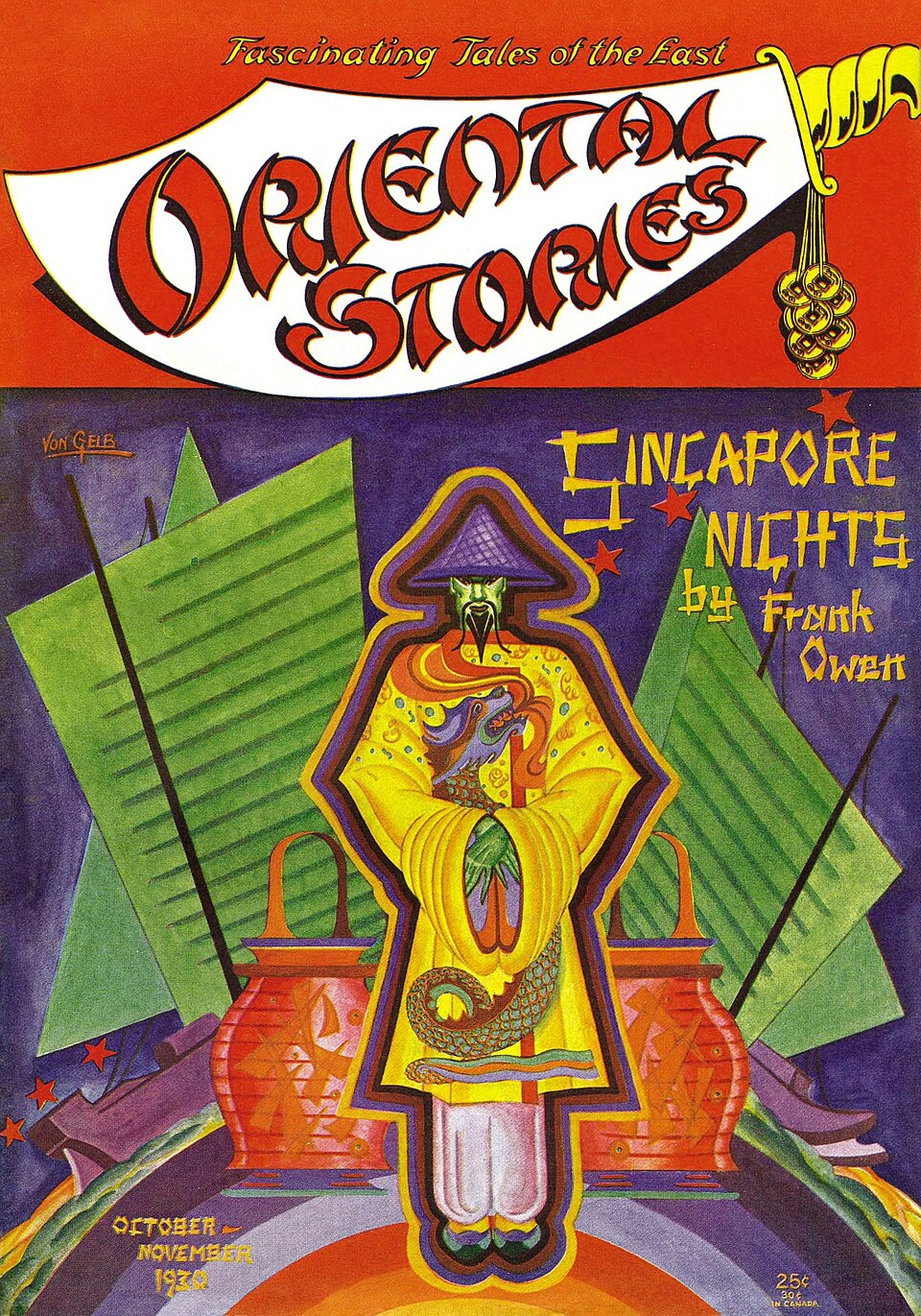 Oriental Stories: Una revista de pulpa estadounidense que albergaba cuentos de fantasía orientales